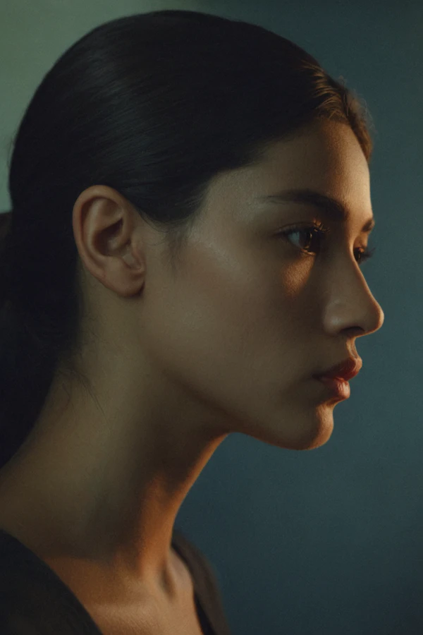Profile Portrait of Woman