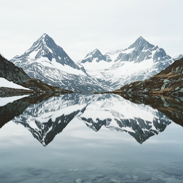 Alpine Lake Reflection