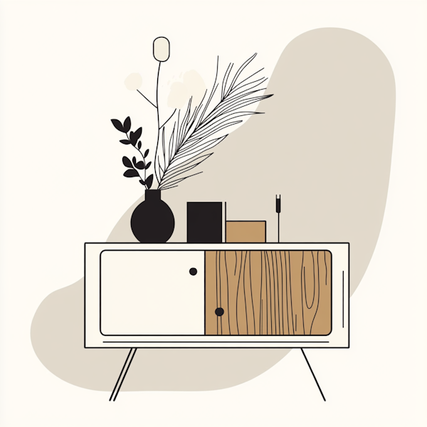 Minimalist Modern Sideboard