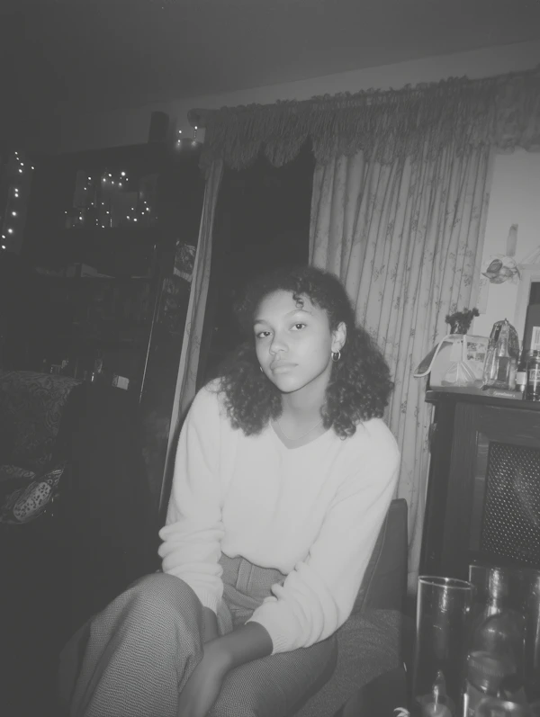 Cozy Living Room Portrait