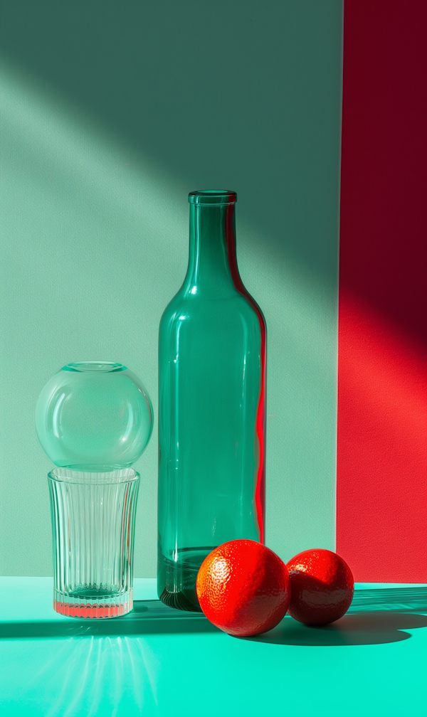 Colorful Geometric Still Life