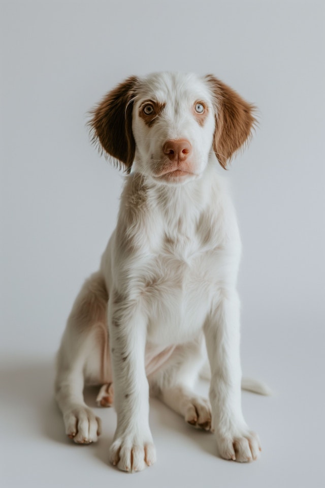 Curious Spaniel Portrait