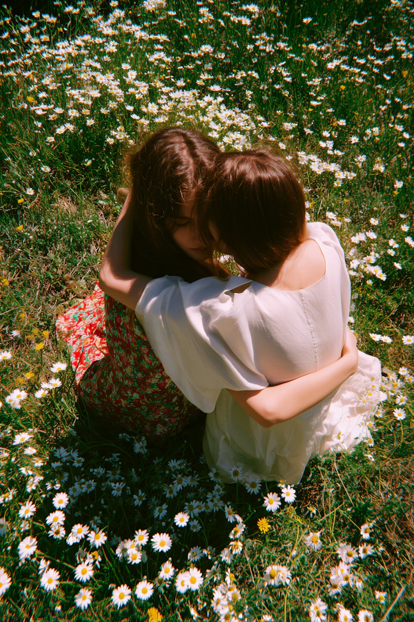 Serene Wildflower Embrace