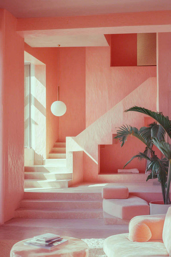 Modern Pink Interior