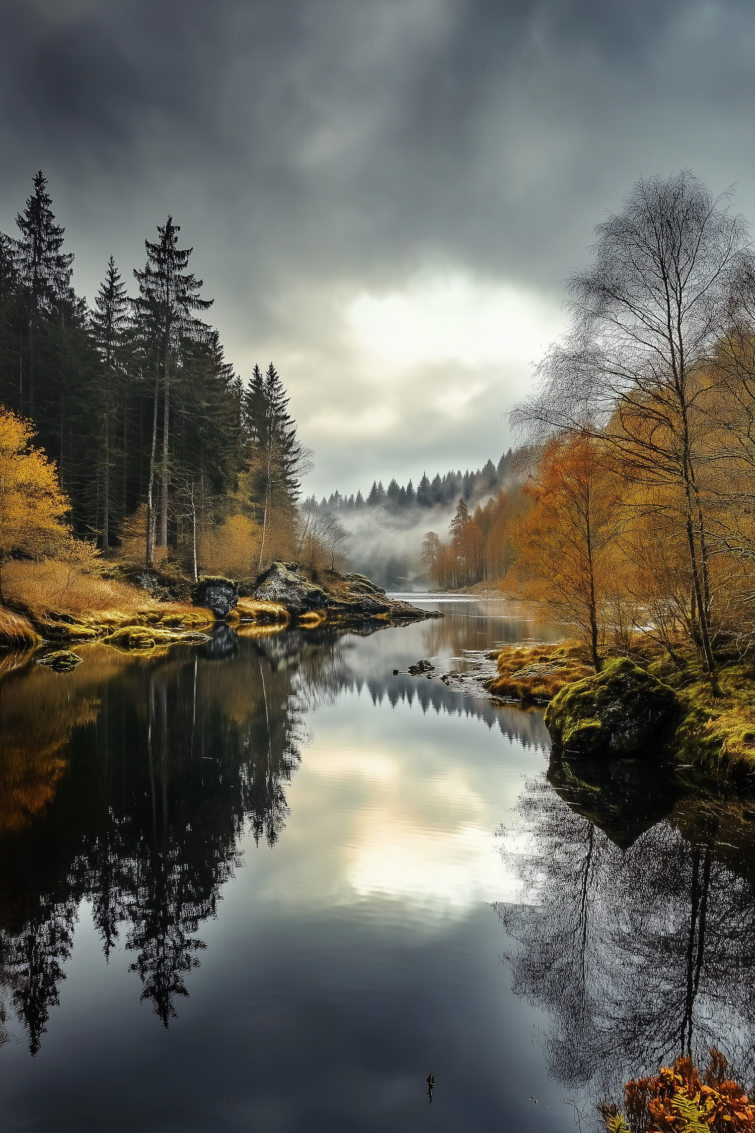 Serene River Landscape