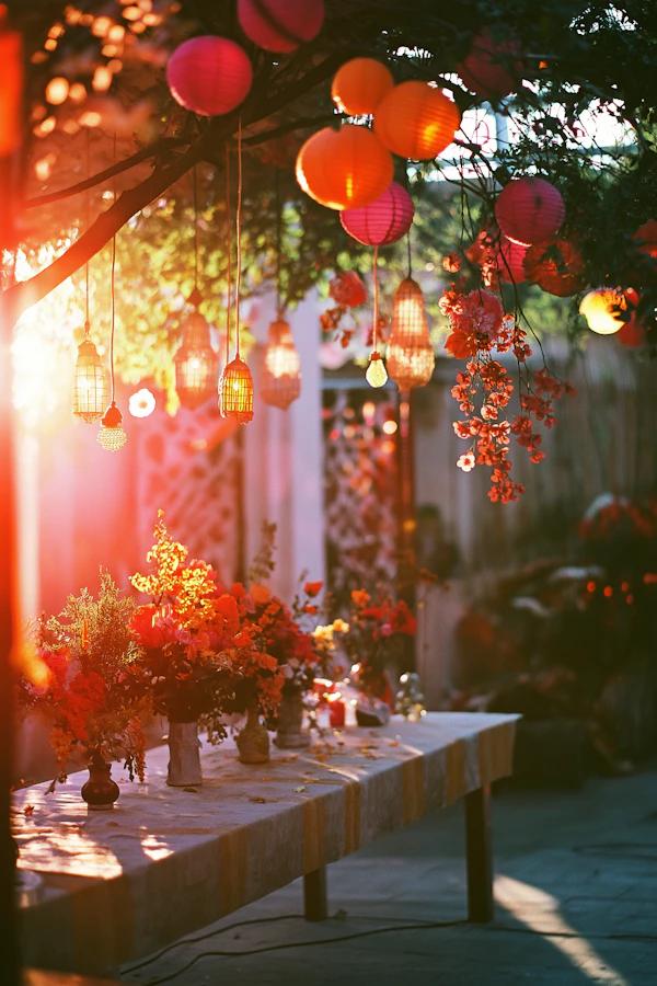 Outdoor Celebration Setting
