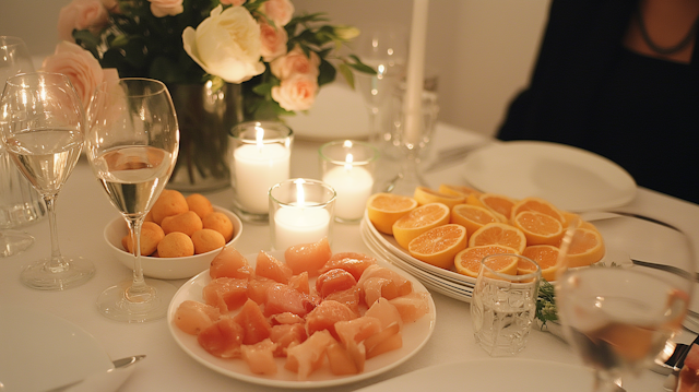 Elegant Dinner Setup