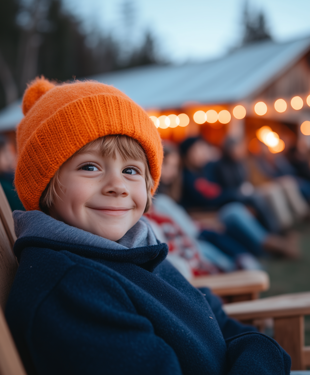 Child in Orange Hat