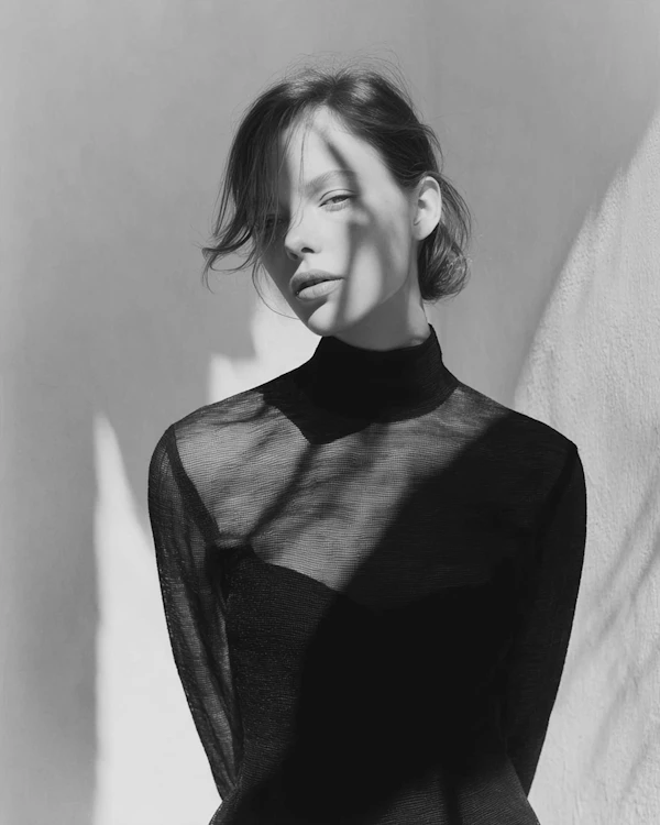 Artistic Monochrome Portrait