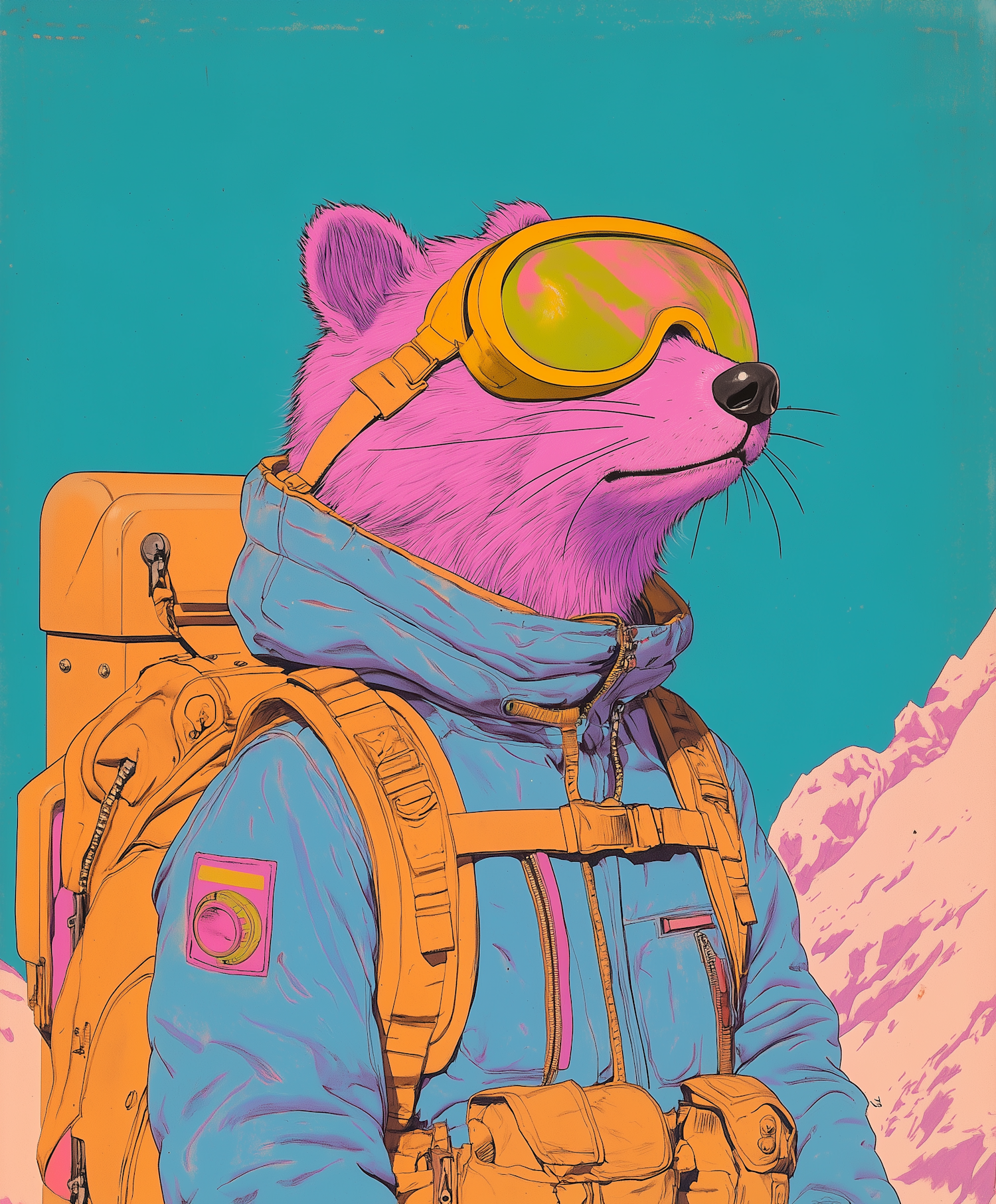 Stylized Bear Adventurer