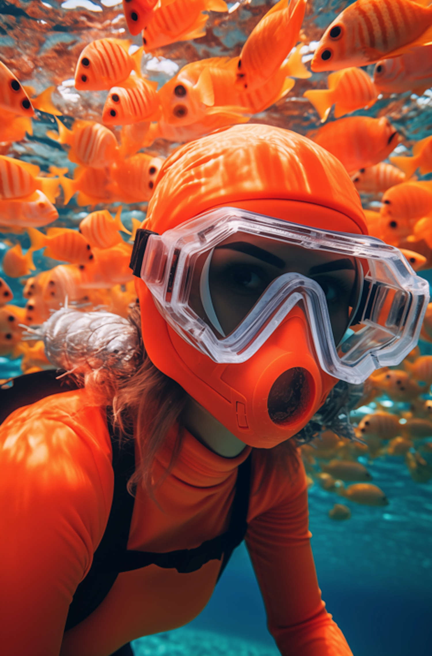 Orange Harmony Diver