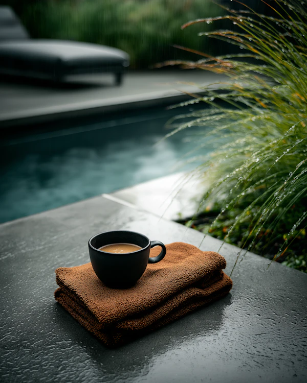 Serene Coffee Moment