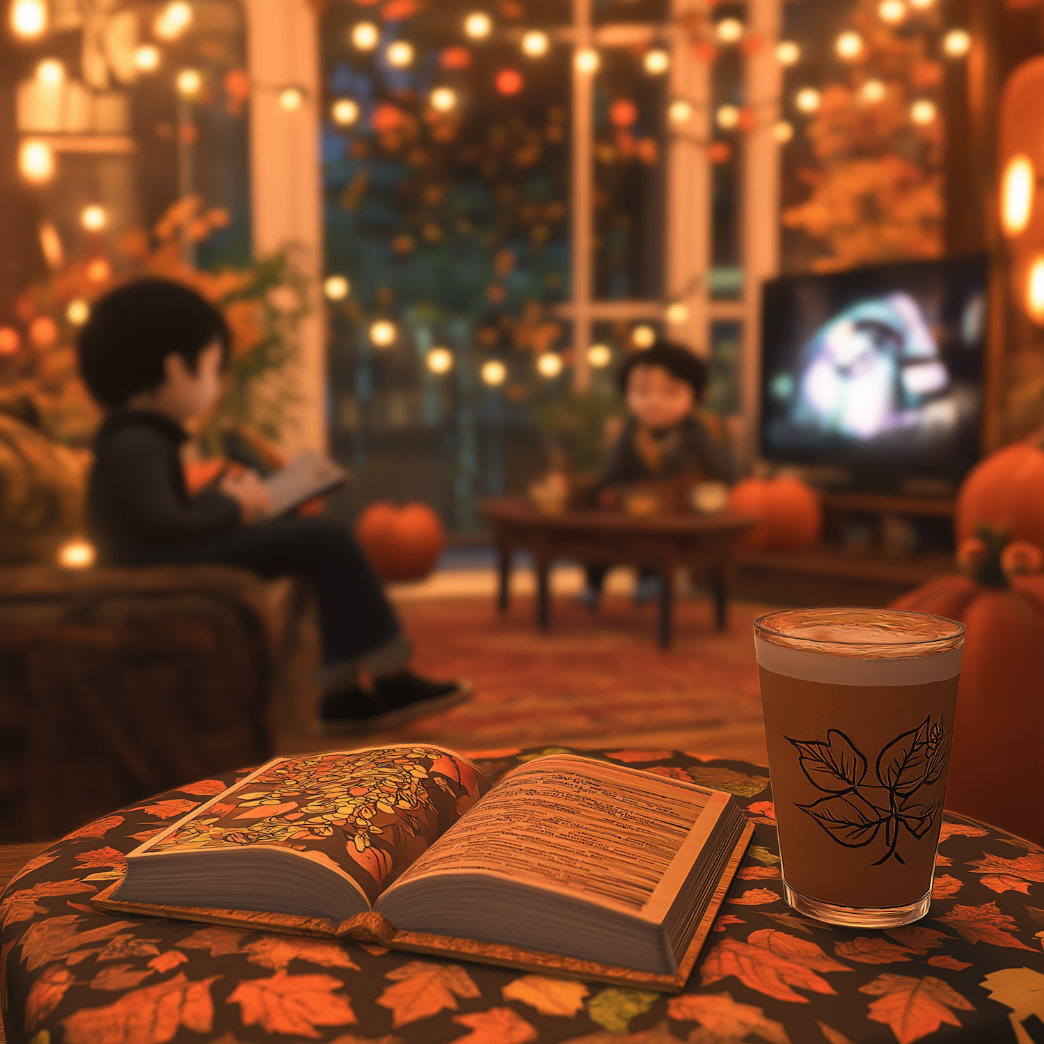 Cozy Autumn Indoor Scene