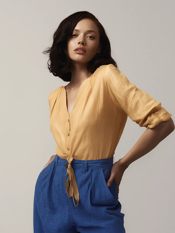 Stylish Woman Posing