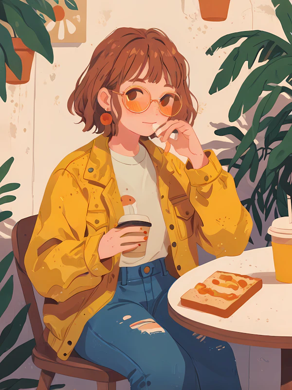 Casual Café Moment