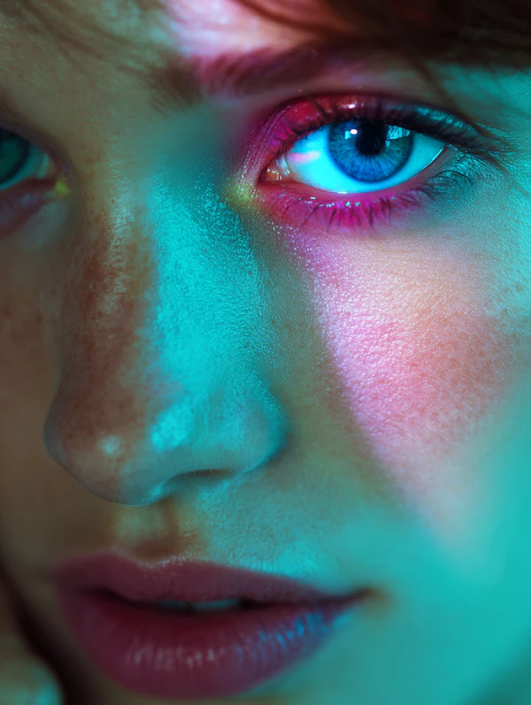 Vivid Eye Portrait