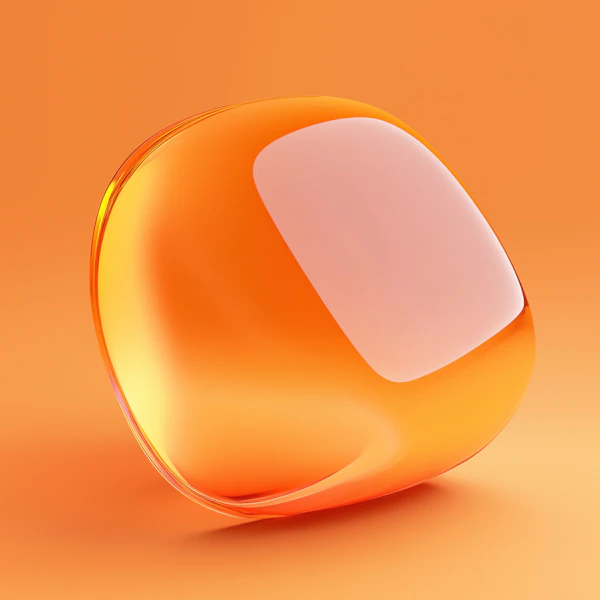 Abstract Orange Object