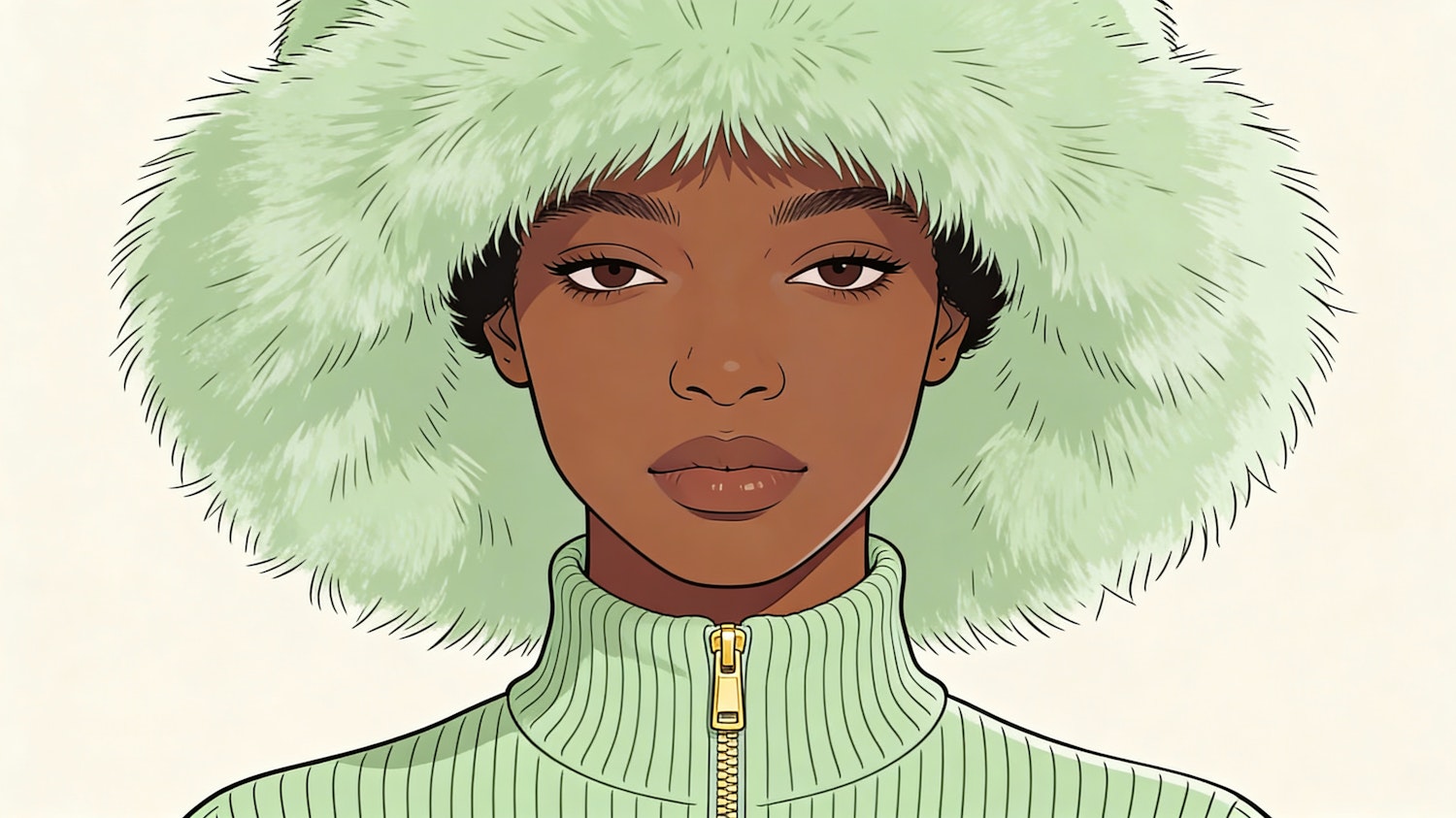 Stylized Calm Portrait