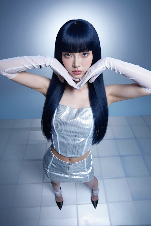 Futuristic Fashion Pose