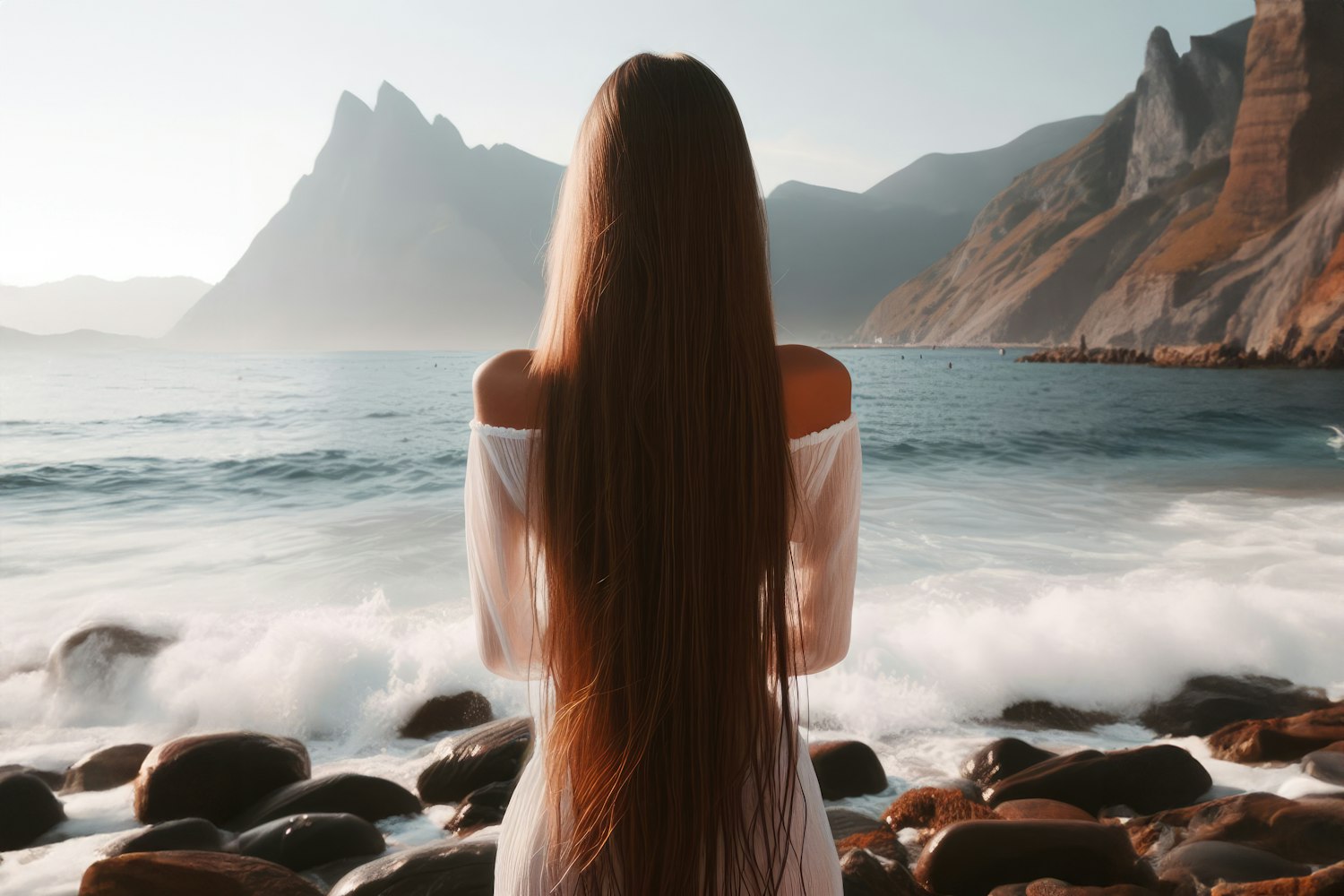 Contemplation by the Sea