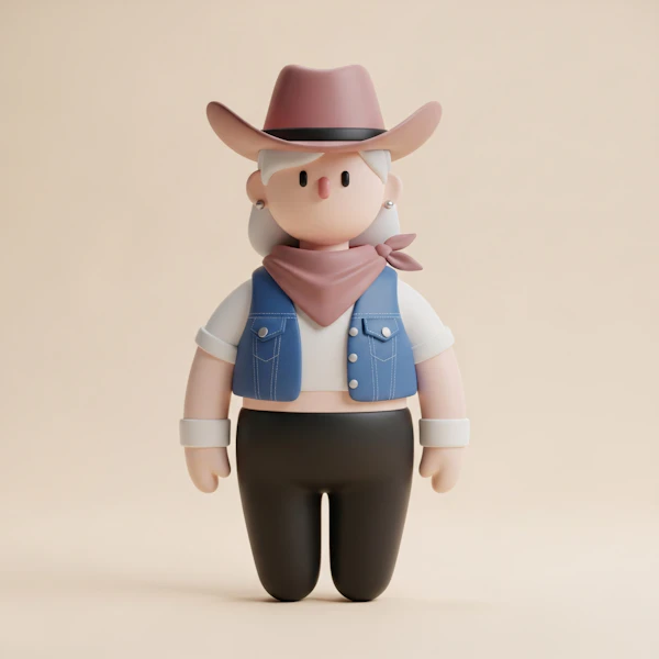 Stylized Cowboy Character