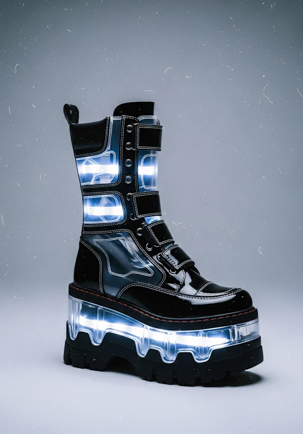 Futuristic LED Boot