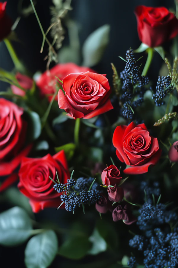 Elegant Red Roses