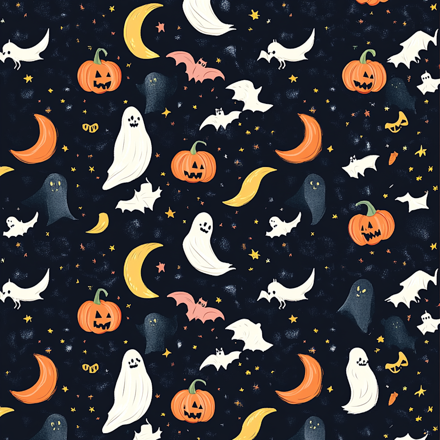 Whimsical Halloween Pattern