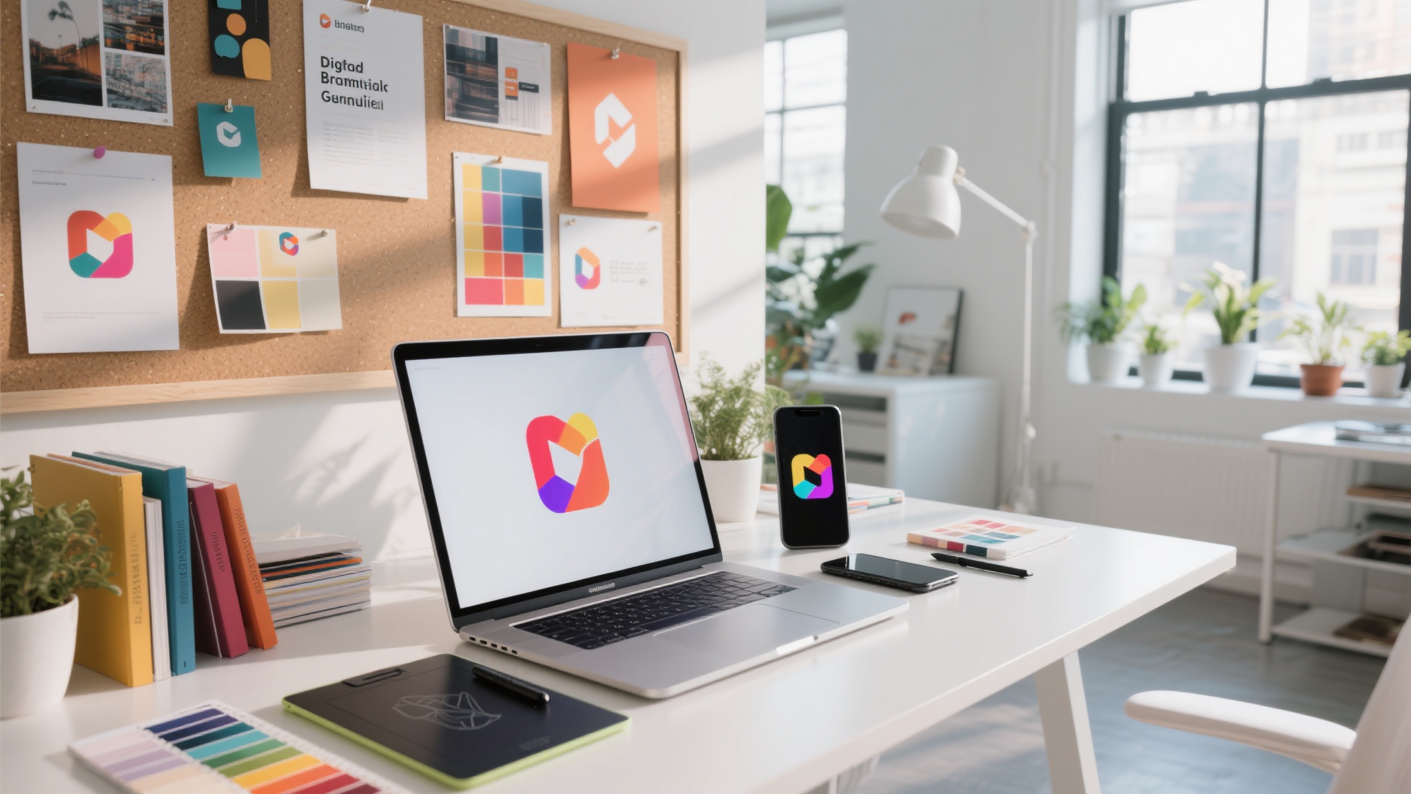 Modern Workspace Setup Photo on Lummi