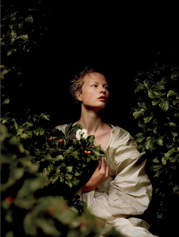 Contemplative in Greenery