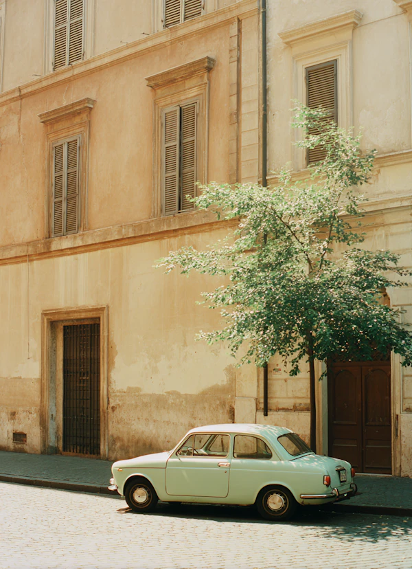 Vintage Car on Street