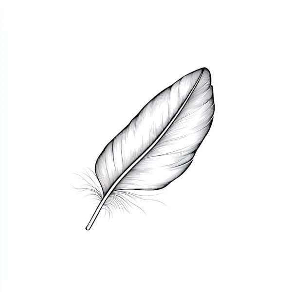 Intricate Feather Art
