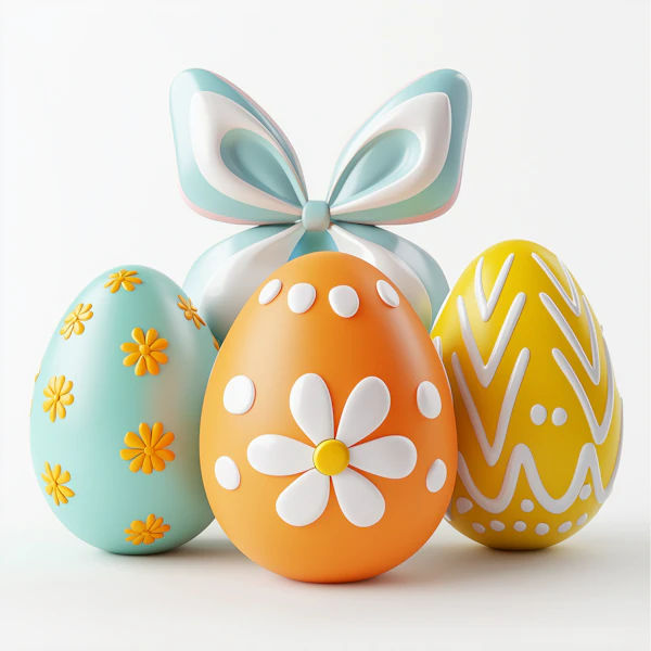 Vibrant Easter Eggs