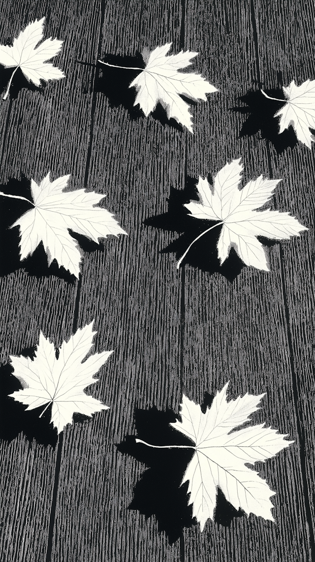 Monochromatic Autumn Leaves