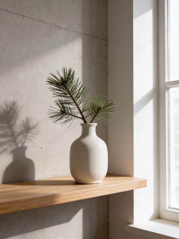 Minimalist Vase Scene