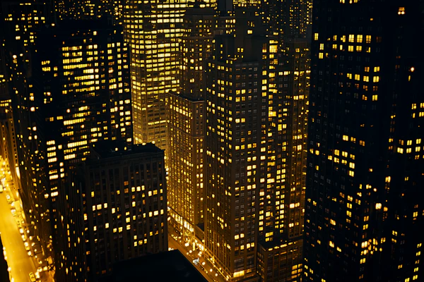 Vibrant Night Cityscape