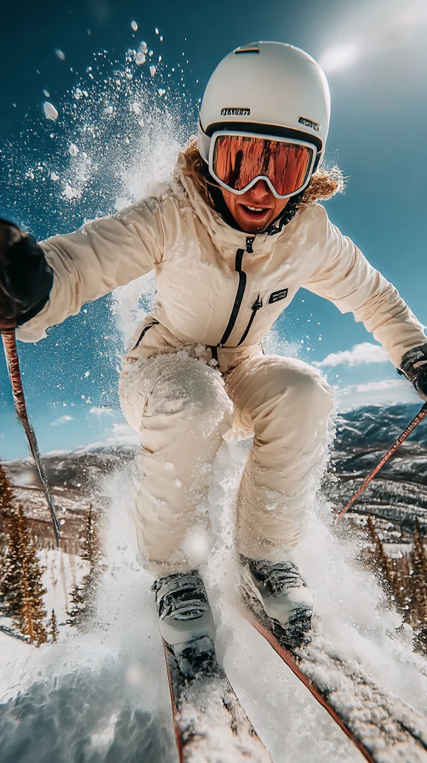 Dynamic Skiing Action
