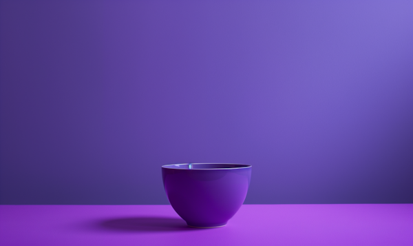 Monochromatic Purple Bowl