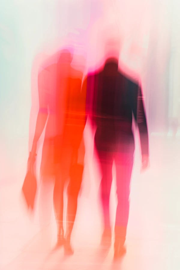 Abstract Walking Figures