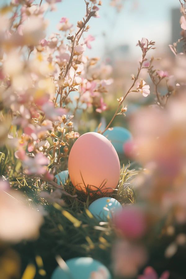 Springtime Egg Display