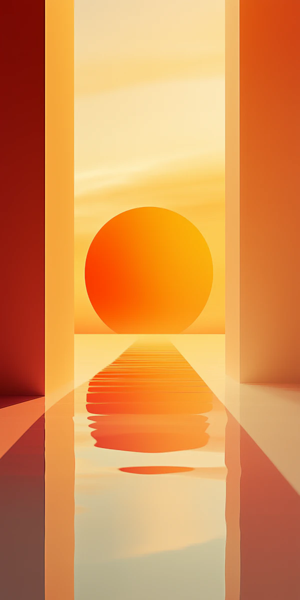 Surreal Sun Illustration