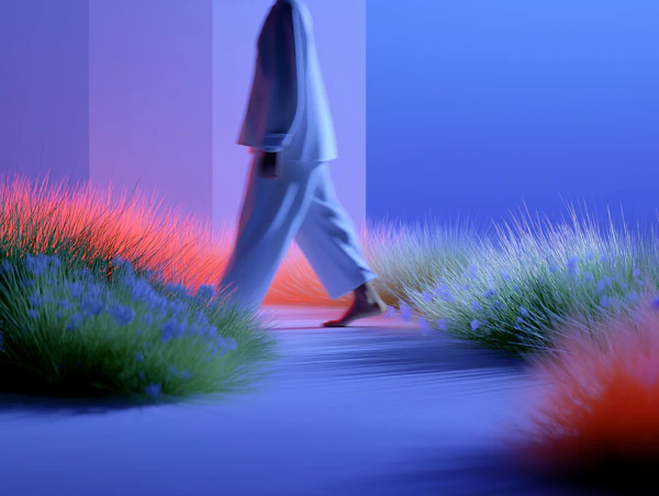 Dreamlike Field Walk