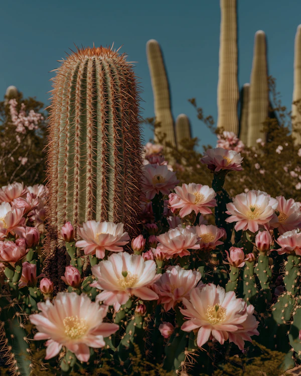 Desert Cactus Scene