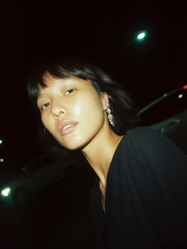 Moody Portrait at Night