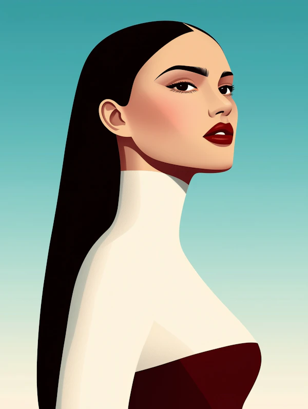 Stylized Woman Illustration