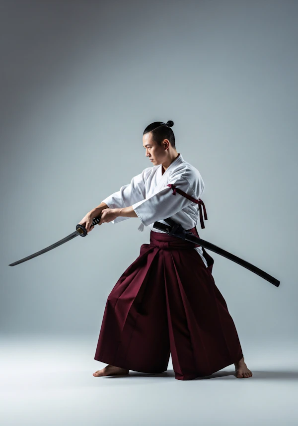 Martial Artist with Katana
