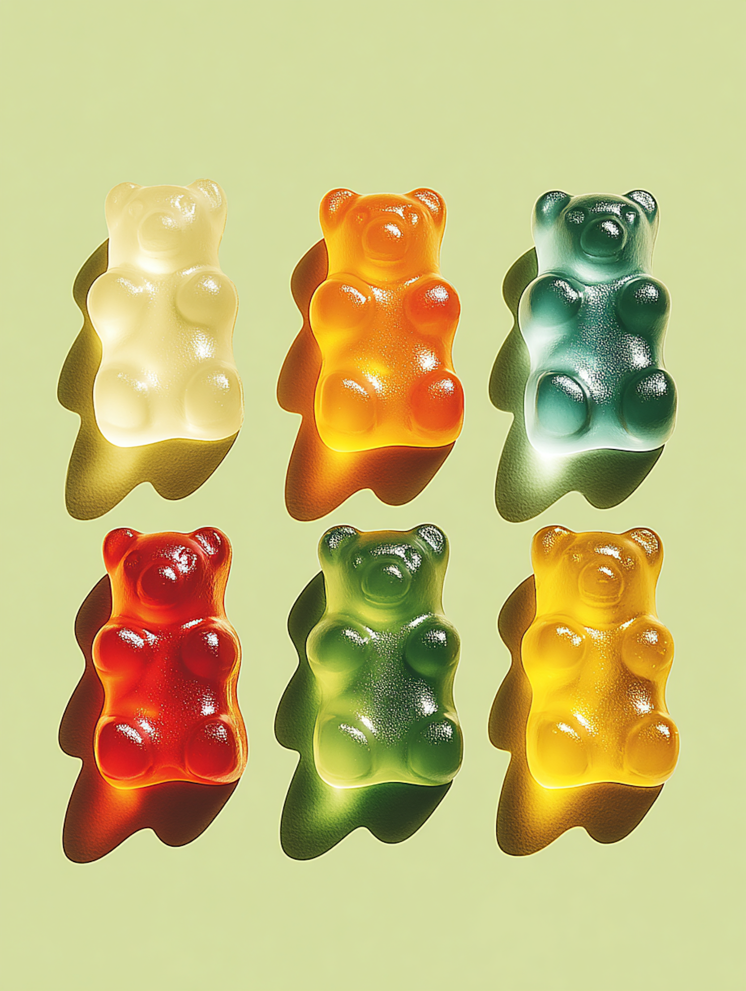 Colorful Gummy Bears