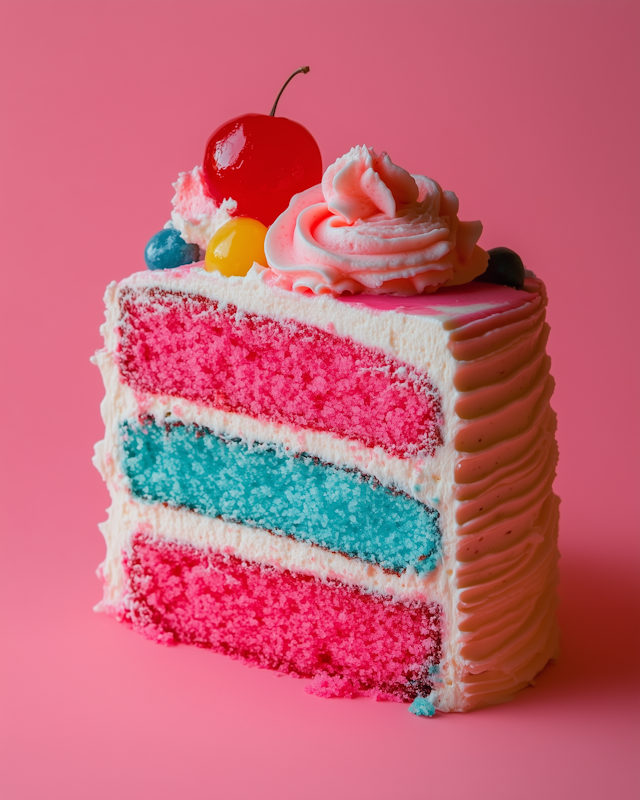 Vibrant Layered Cake