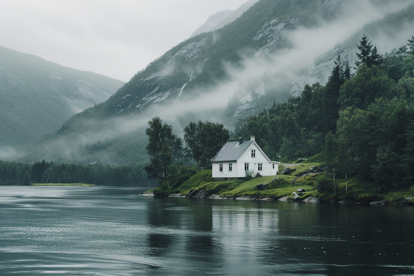 Serene Lakeside House