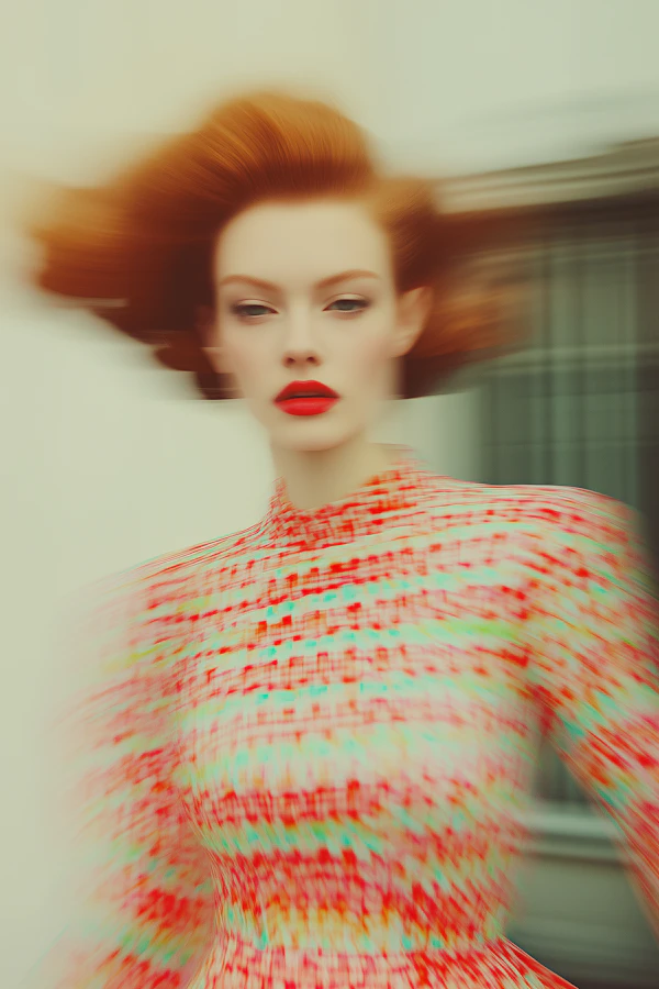 Red-Haired Woman Portrait